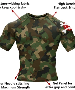XMARTIAL Full Camo Rash Guard Rash Guards