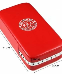 XMARTIAL 2 Pcs Red Barricade Muay Thai Pads 7 XMARTIAL 2 Pcs Red Barricade Muay Thai Pads