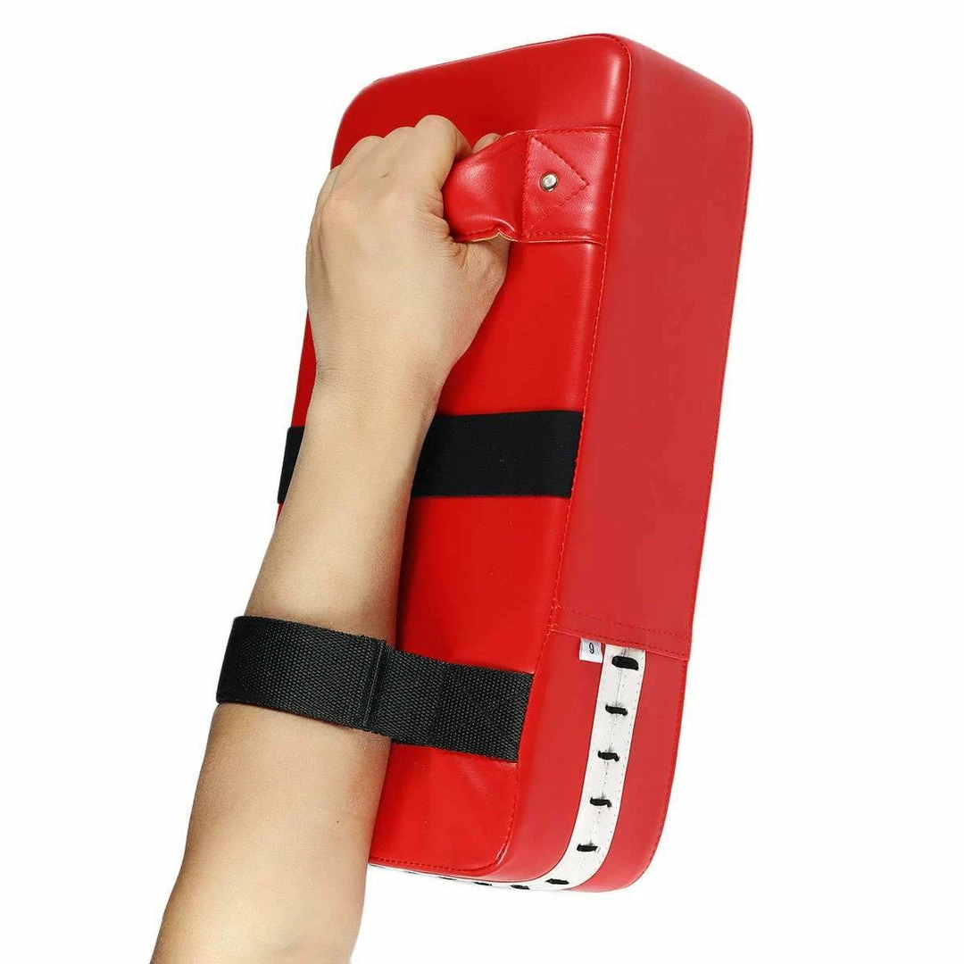 XMARTIAL 2 Pcs Red Barricade Muay Thai Pads 4 XMARTIAL 2 Pcs Red Barricade Muay Thai Pads