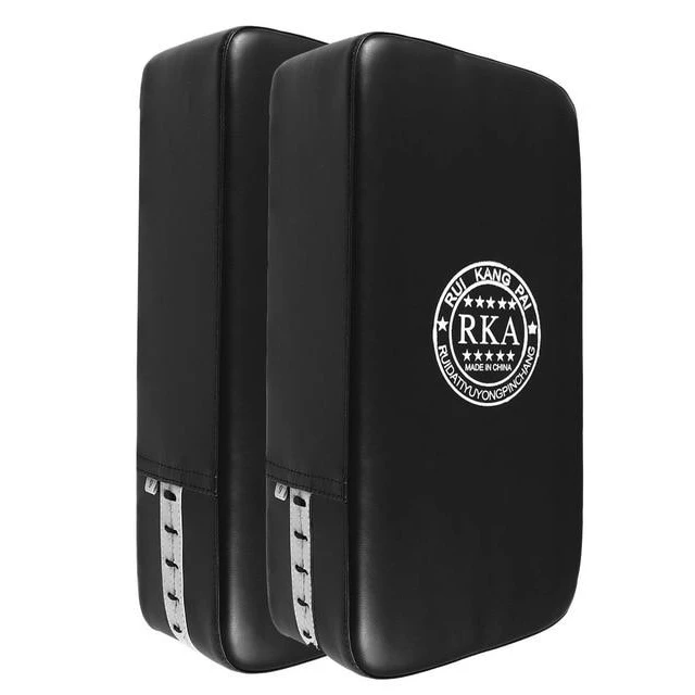 XMARTIAL 2 Pcs Black Barricade Muay Thai Pads Muay Thai Gear 3 XMARTIAL 2 Pcs Black Barricade Muay Thai Pads Muay Thai Gear
