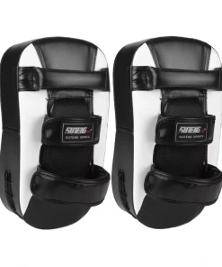 XMARTIAL Muay Thai Gear 2 Pcs Black White Rampage Muay Thai Pads