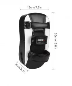 XMARTIAL Muay Thai Gear 2 Pcs Black White Rampage Muay Thai Pads