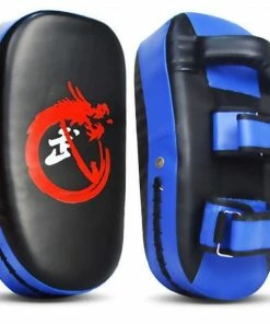 XMARTIAL 2 Pcs Blue Target Muay Thai Pads Muay Thai Gear