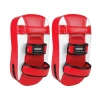 XMARTIAL 2 Pcs White Red Rampage Muay Thai Pads Muay Thai Gear