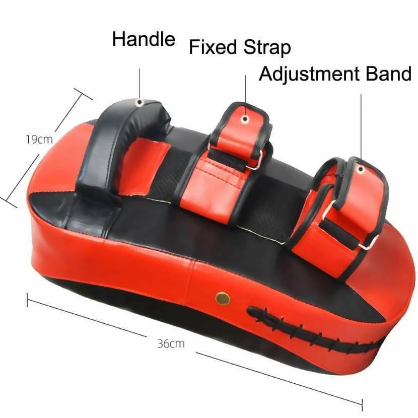 XMARTIAL 2 Pcs Red Black Target Muay Thai Pads 6 XMARTIAL 2 Pcs Red Black Target Muay Thai Pads