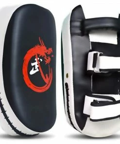 XMARTIAL 2 Pcs White Target Muay Thai Pads