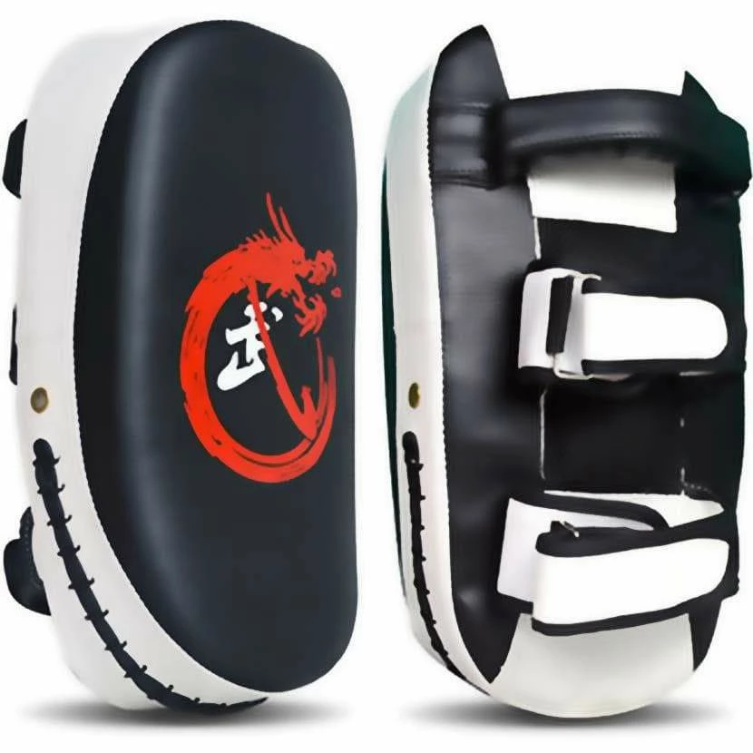 XMARTIAL 2 Pcs White Target Muay Thai Pads 3 XMARTIAL 2 Pcs White Target Muay Thai Pads