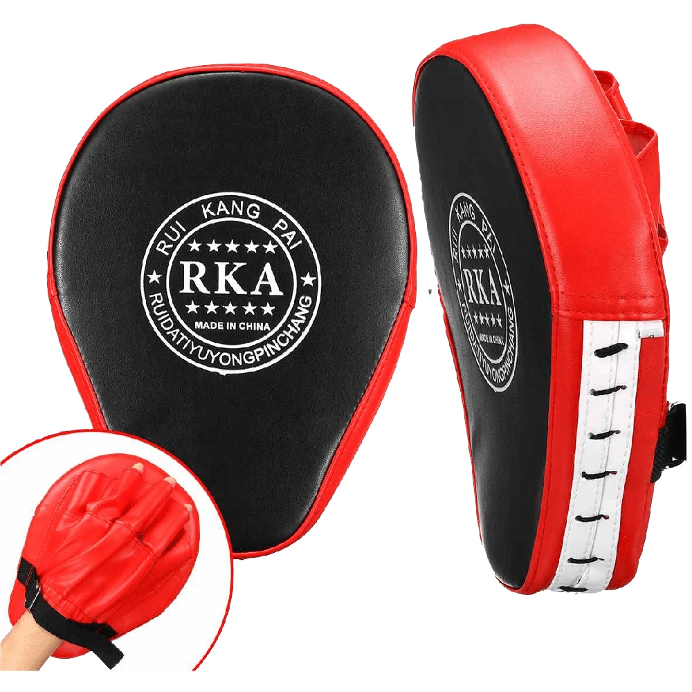 XMARTIAL 2 Pcs Red Training Muay Thai Pads Less Than $35 5 XMARTIAL 2 Pcs Red Training Muay Thai Pads Less Than $35