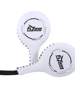 XMARTIAL 2 Pcs White Mat Punch Muay Thai Pads