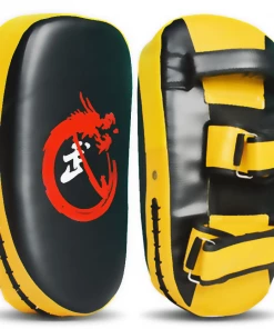 XMARTIAL Muay Thai Gear 2 Pcs Yellow Target Muay Thai Pads