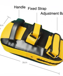 XMARTIAL Muay Thai Gear 2 Pcs Yellow Target Muay Thai Pads