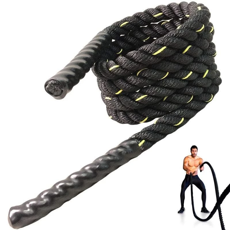 XMARTIAL 3M Heavy Battle Rope Training Equipment 4 XMARTIAL 3M Heavy Battle Rope Training Equipment