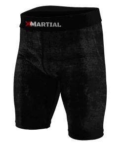XMARTIAL MMA Shorts Accent Minimalist BJJ/MMA Compression Shorts