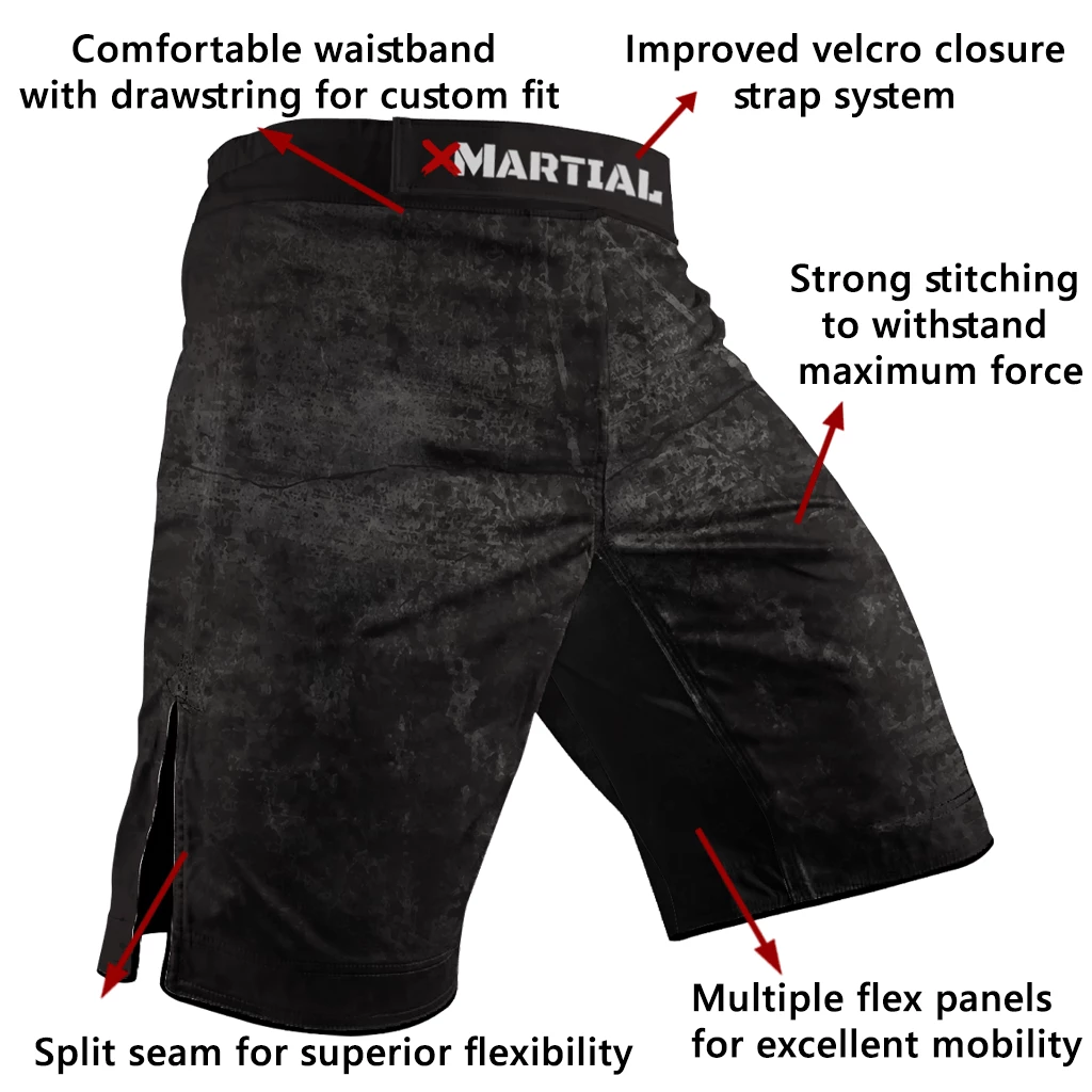 XMARTIAL Accent Minimalist BJJ/MMA Shorts 5 XMARTIAL Accent Minimalist BJJ/MMA Shorts