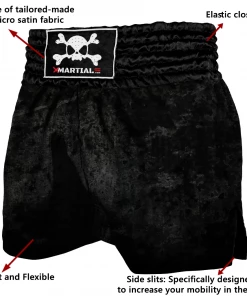 XMARTIAL Accent Minimalist Muay Thai Shorts MMA Shorts 9 XMARTIAL Accent Minimalist Muay Thai Shorts MMA Shorts
