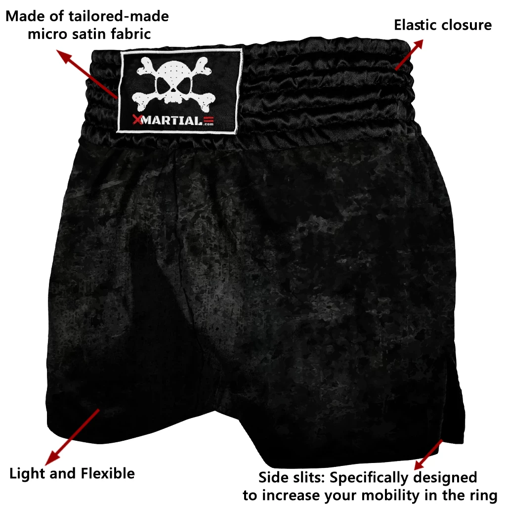 XMARTIAL Accent Minimalist Muay Thai Shorts MMA Shorts 5 XMARTIAL Accent Minimalist Muay Thai Shorts MMA Shorts