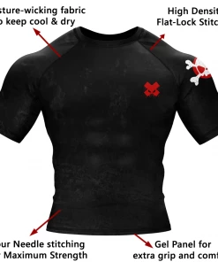 XMARTIAL Accent Minimalist Rash Guard Rash Guards