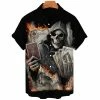 XMARTIAL Streetwear & Athletics Ace Reaper Casual Shirt