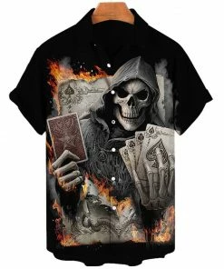 XMARTIAL Streetwear & Athletics Ace Reaper Casual Shirt