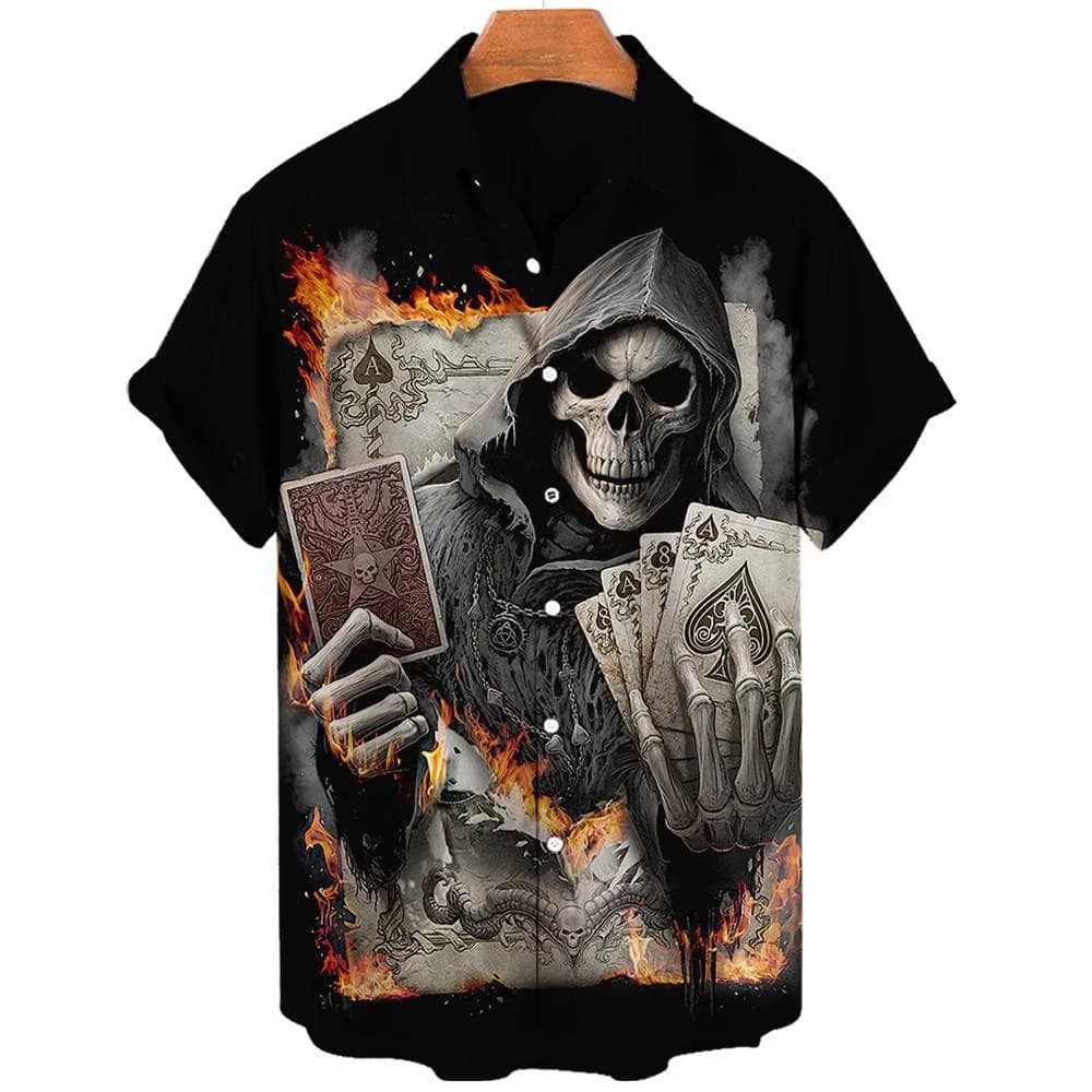 XMARTIAL Streetwear & Athletics Ace Reaper Casual Shirt 3 XMARTIAL Streetwear & Athletics Ace Reaper Casual Shirt