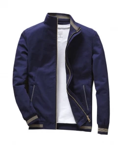 XMARTIAL Alpha Blue Bomber Jacket