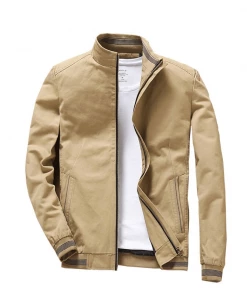 XMARTIAL Streetwear & Athletics Alpha Brown Bomber Jacket