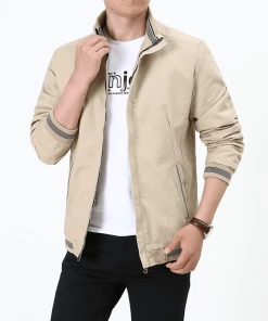 XMARTIAL Alpha Khaki Bomber Jacket