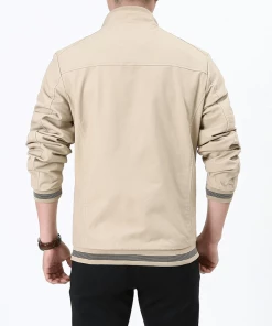 XMARTIAL Alpha Khaki Bomber Jacket