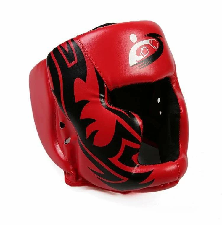 XMARTIAL Red Amateur Boxing Headgear 3 XMARTIAL Red Amateur Boxing Headgear