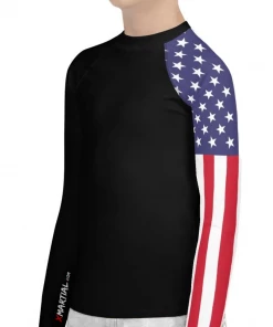XMARTIAL American Warrior Kids Rash Guard 10 XMARTIAL American Warrior Kids Rash Guard