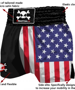 XMARTIAL MMA Shorts American Warrior Muay Thai Shorts
