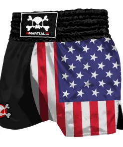 XMARTIAL MMA Shorts American Warrior Muay Thai Shorts