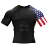 XMARTIAL American Warrior Shortsleeve Rash Guard Rash Guards