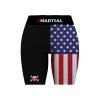 XMARTIAL American Warrior Women's Compression Shorts MMA Shorts 1 XMARTIAL American Warrior Women's Compression Shorts MMA Shorts