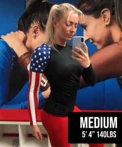 XMARTIAL American Warrior Women’s Rash Guard