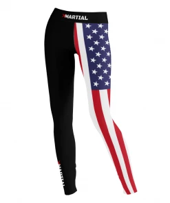 XMARTIAL American Warrior Women’s Spats Compression Pants