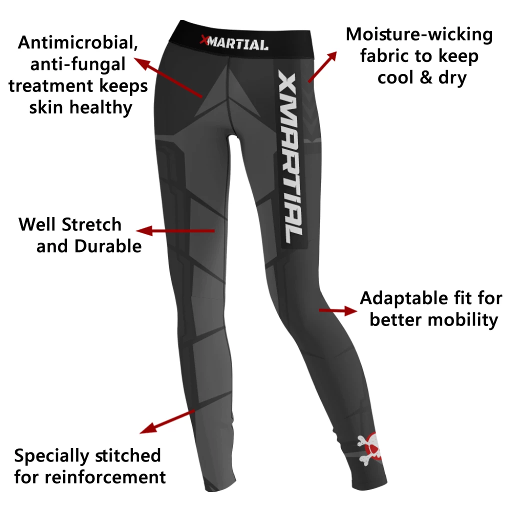 XMARTIAL Compression Pants Armor Women’s Spats 4 XMARTIAL Compression Pants Armor Women’s Spats