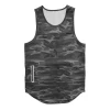 XMARTIAL Gray Army Camouflage Tank Top Streetwear & Athletics
