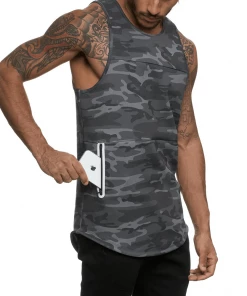 XMARTIAL Gray Army Camouflage Tank Top Streetwear & Athletics 9 XMARTIAL Gray Army Camouflage Tank Top Streetwear & Athletics