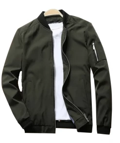 XMARTIAL Green Mountainskin Bomber Jacket