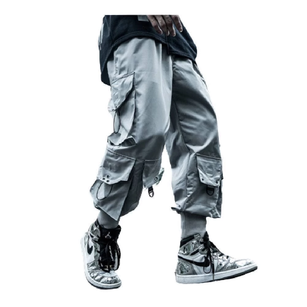 XMARTIAL Ash Gray Cargo Joggers Streetwear & Athletics 4 XMARTIAL Ash Gray Cargo Joggers Streetwear & Athletics