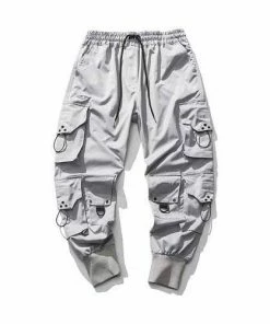 XMARTIAL Ash Gray Cargo Joggers Streetwear & Athletics