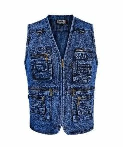 XMARTIAL Autumn Denim Vest New Arrival