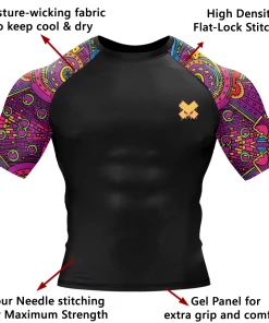 XMARTIAL Rash Guards Aztec Rash Guard