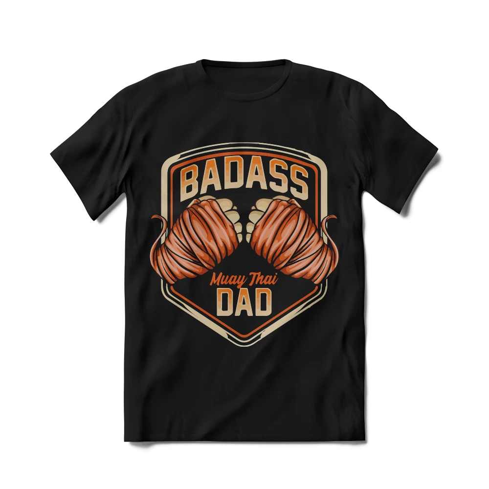 XMARTIAL Badass Dad Muay Thai T-Shirt Streetwear & Athletics 3 XMARTIAL Badass Dad Muay Thai T-Shirt Streetwear & Athletics