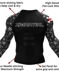 XMARTIAL Bandana Rash Guard Rash Guards