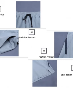 XMARTIAL Gray Performance Running Shorts Less Than $35