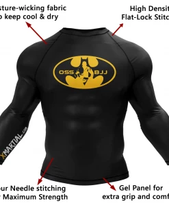 XMARTIAL Bat-Jitsu BJJ Rash Guard
