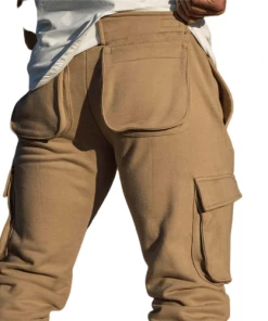 XMARTIAL Rambo Beige Cargo Joggers New Arrival