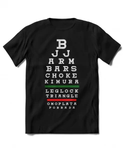 XMARTIAL BJJ Gear BJJ Chart T-Shirt